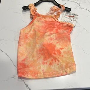 Tie dye dog tank
